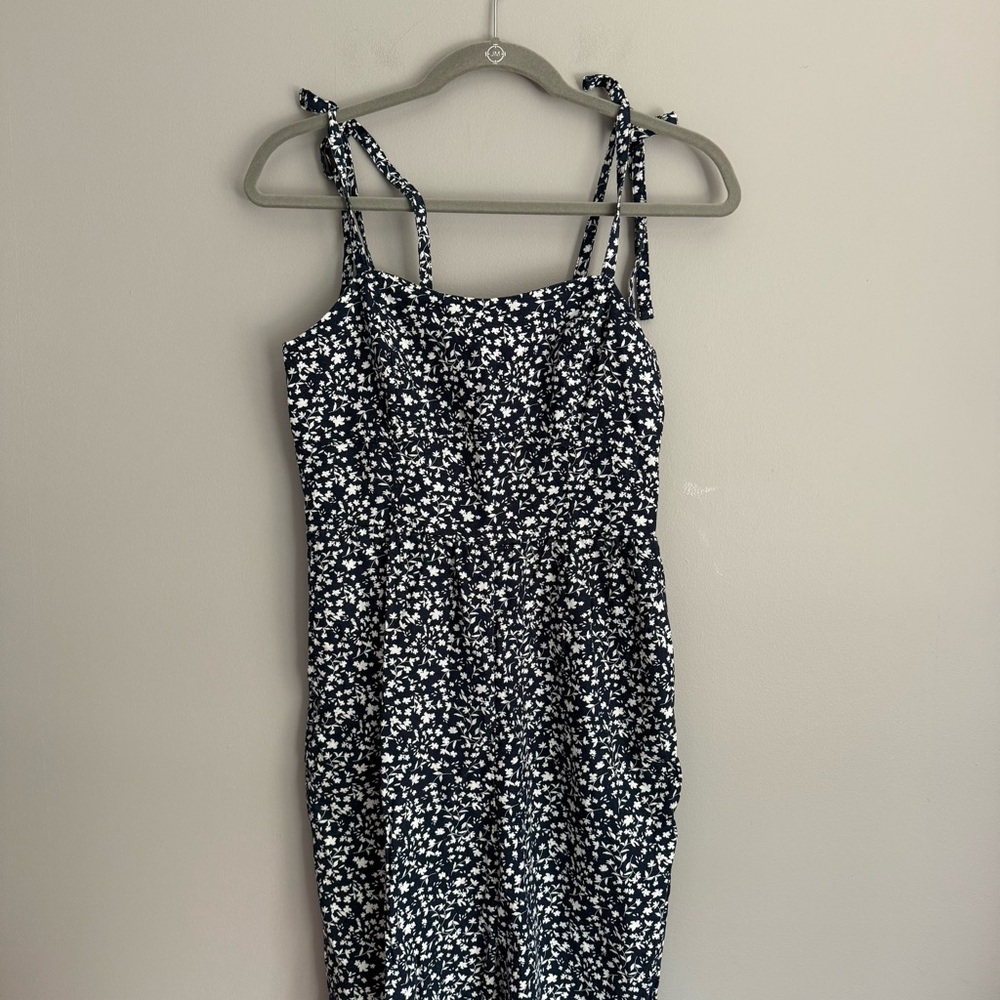 Old Navy Floral Tie-Strap Jumpsuit
